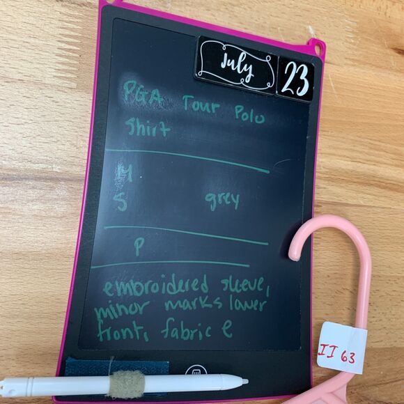 PGA Tour Polo Shirt Mens S Small Gray Striped Short Sleeve Performance Golf - Picture 10 of 11